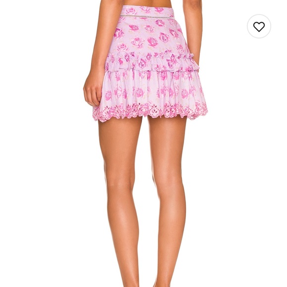 LoveShackFancy Pernille Mini Skirt - Picture 2 of 2